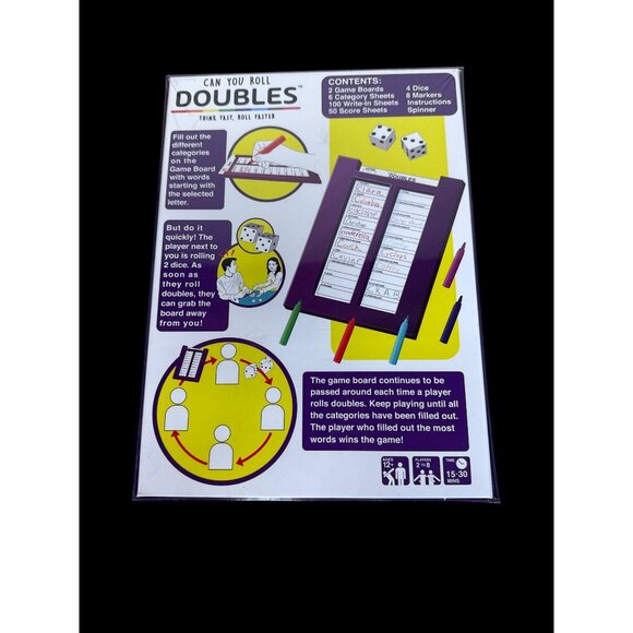 Can You Roll Doubles Party Board Game NEW SEALED by What Do You Meme? - Picture 2 of 4